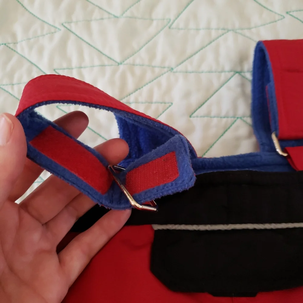 The Children's Place Red Fleece Lined Snow Bib Overalls